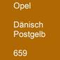 Preview: Opel, Dänisch Postgelb, 659.